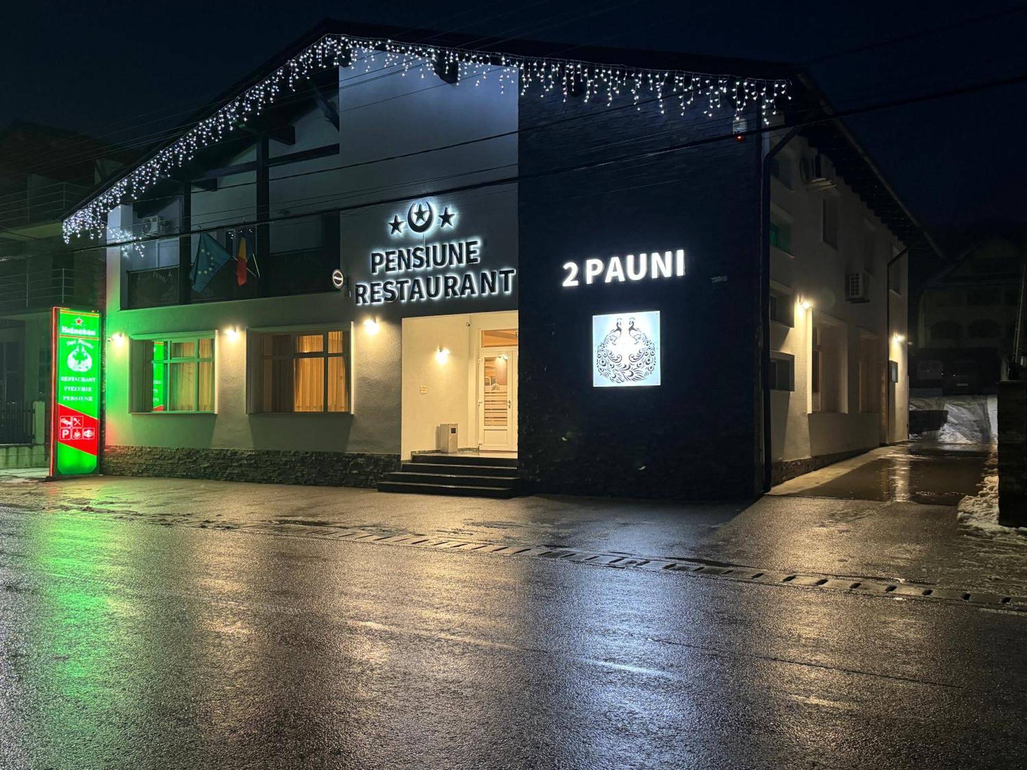 Pensiune Restaurant Pizzerie 2 Pauni Борша Экстерьер фото